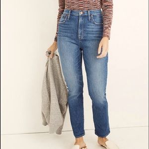 Madewell High Rise Slim Boyjean